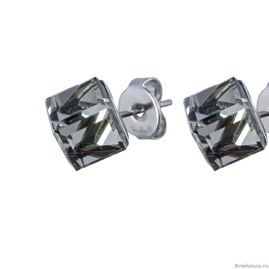 Пусеты Fiore Luna,  Grey, SWE2127/2 GRE S Пусеты Fiore Luna,  Grey, SWE2127/2 GRE S